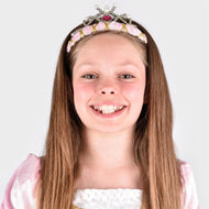 Rosa sammetstiara 14cm