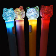 Pennkatt med ljus b/o 16cm