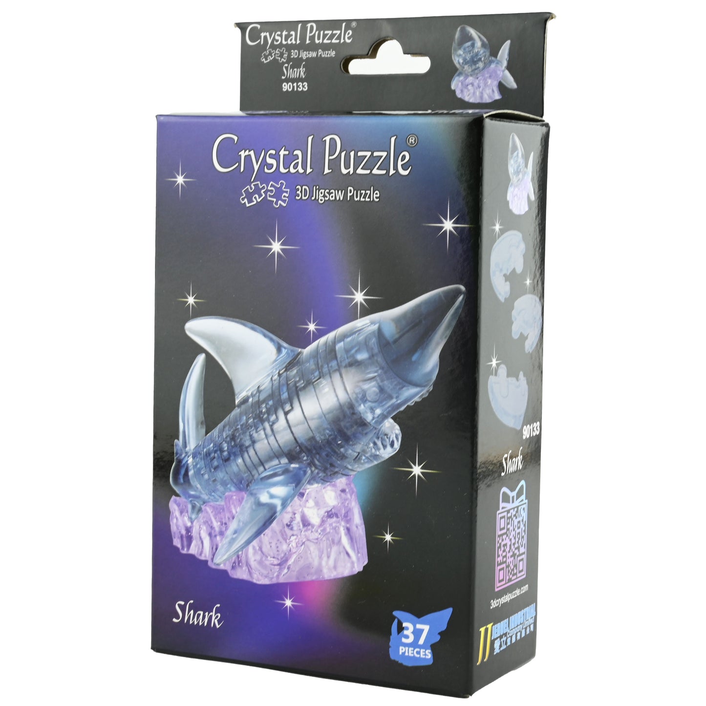Kristallpussel haj 37 delar