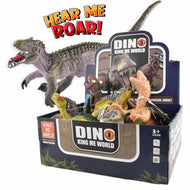 Mjuk dinosaurie med ljud 30-35cm