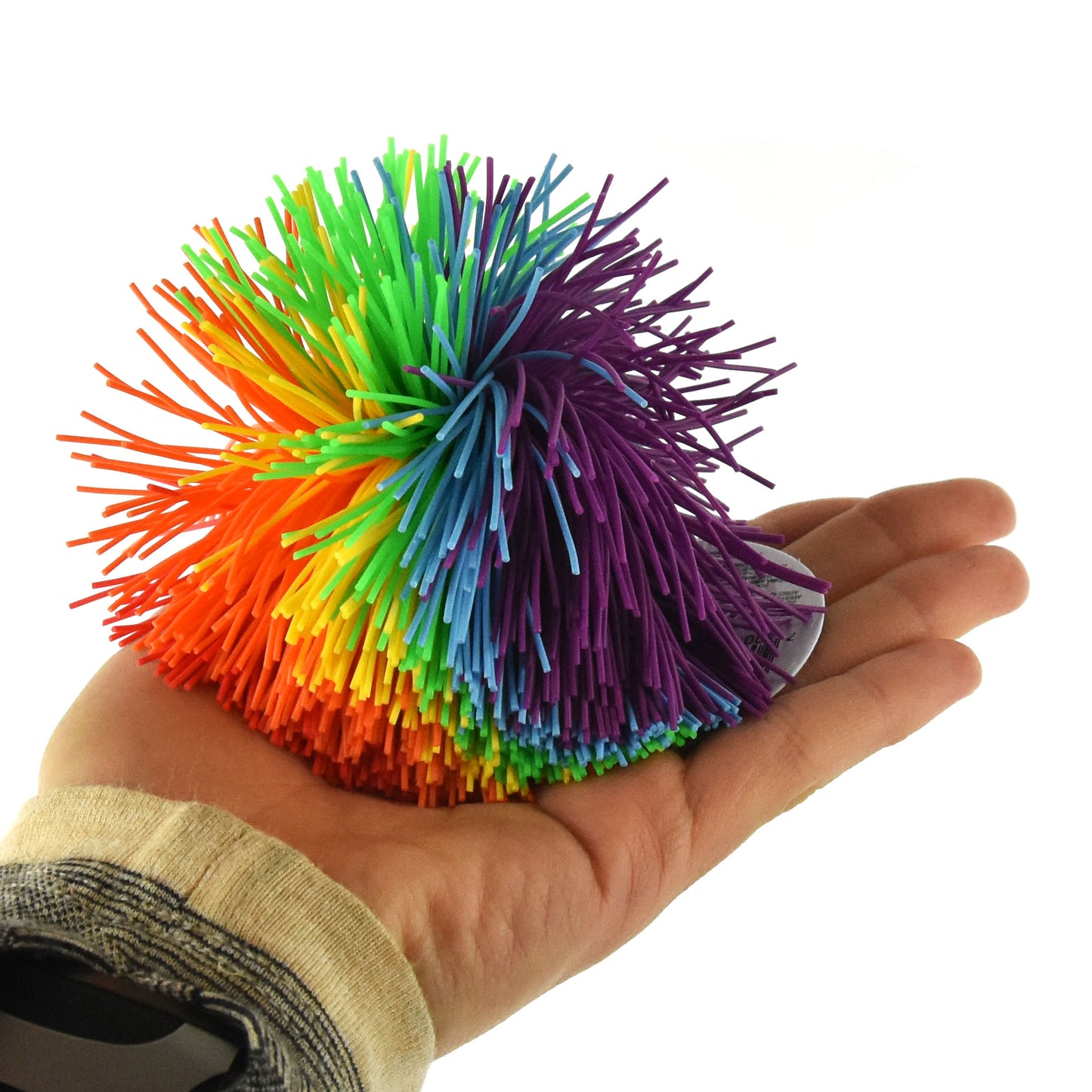 Boll pom pom regnbåge 10cm