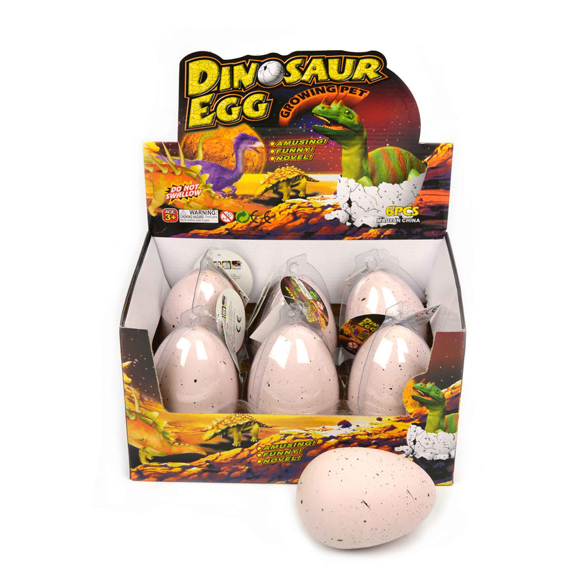 Växande dinosaurieägg stor 12cm