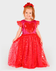 Kärleksklänningsset 98-104 cl 2-4 år