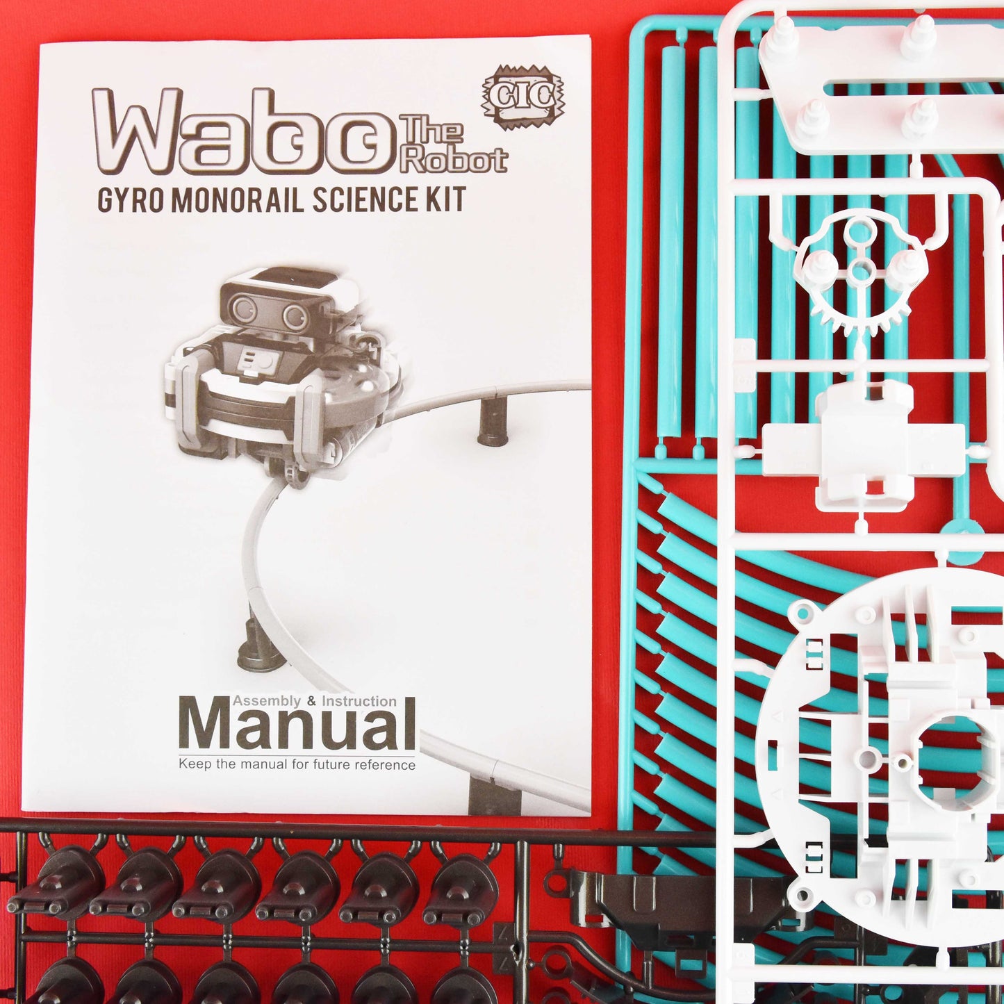 Wabo robotbyggsats 186 delar 38cm