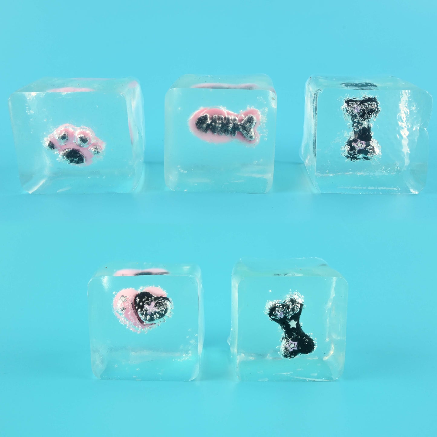 Squeeze ice cube cat paw 50g