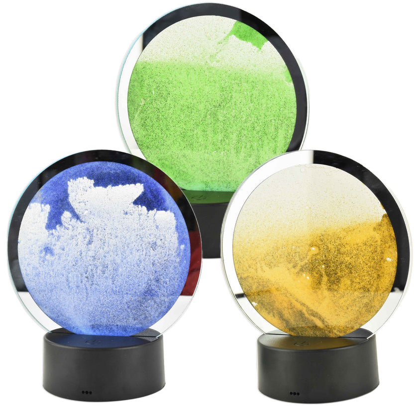 Lampa sandbild med LED B/O eller USB-ingång 20cm