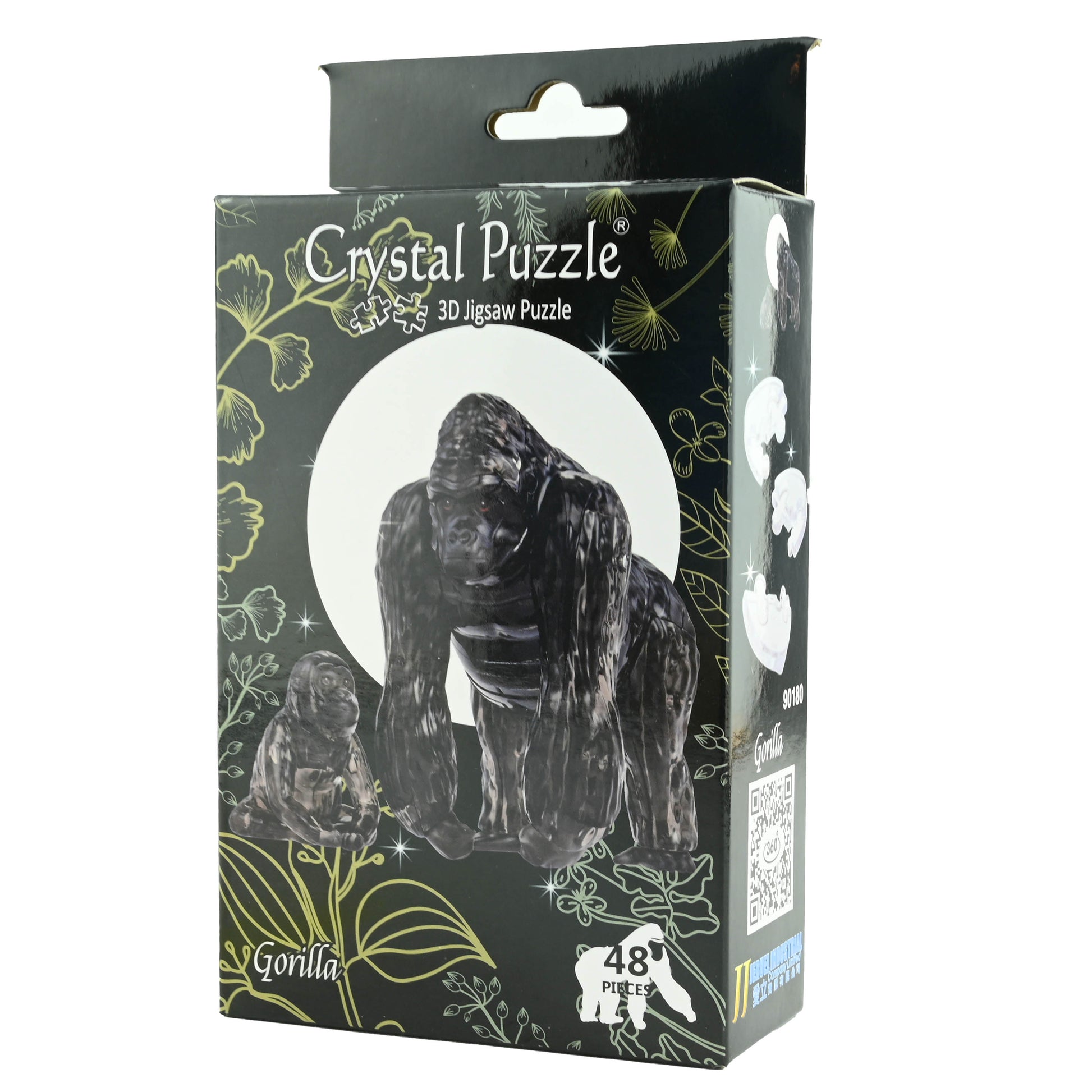 Kristallpussel gorilla & baby 48 bitar