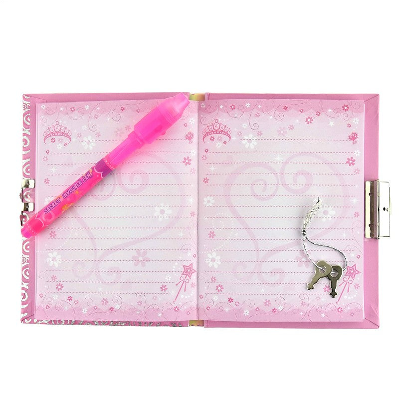 Dagbokskatt med hemlig penna 2-pack 14cm