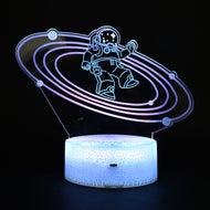 Lampa led rymden 3d 20cm
