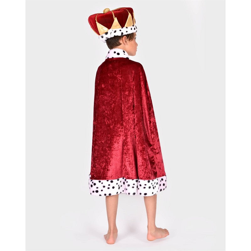THE KING CAPE RED VELVET 98-128 CL 3-8 YEARS