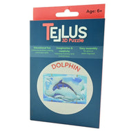 3D-teaterpussel delfin 17cm