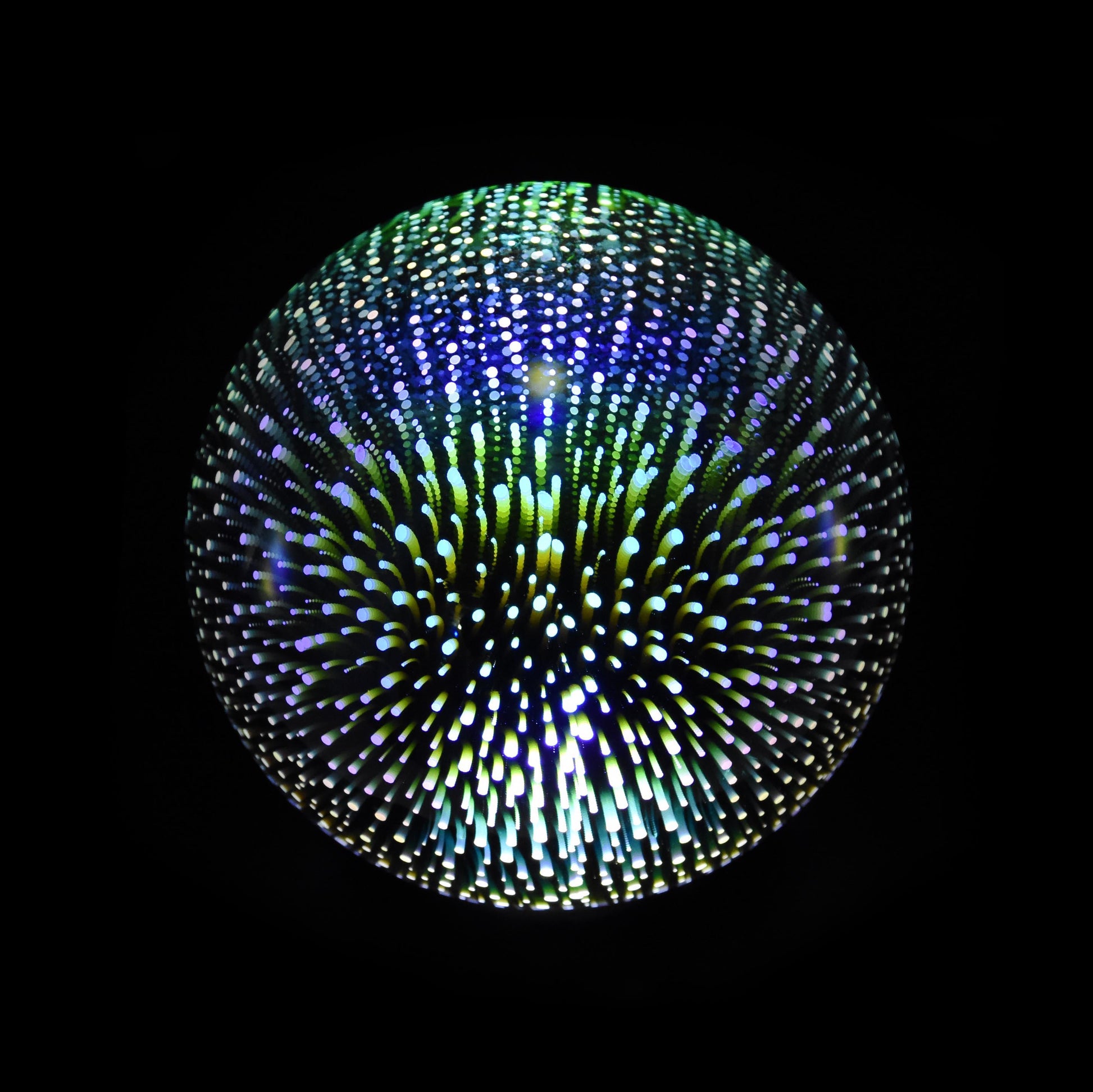 Glaslampa 3d-mönster b/o 12cm