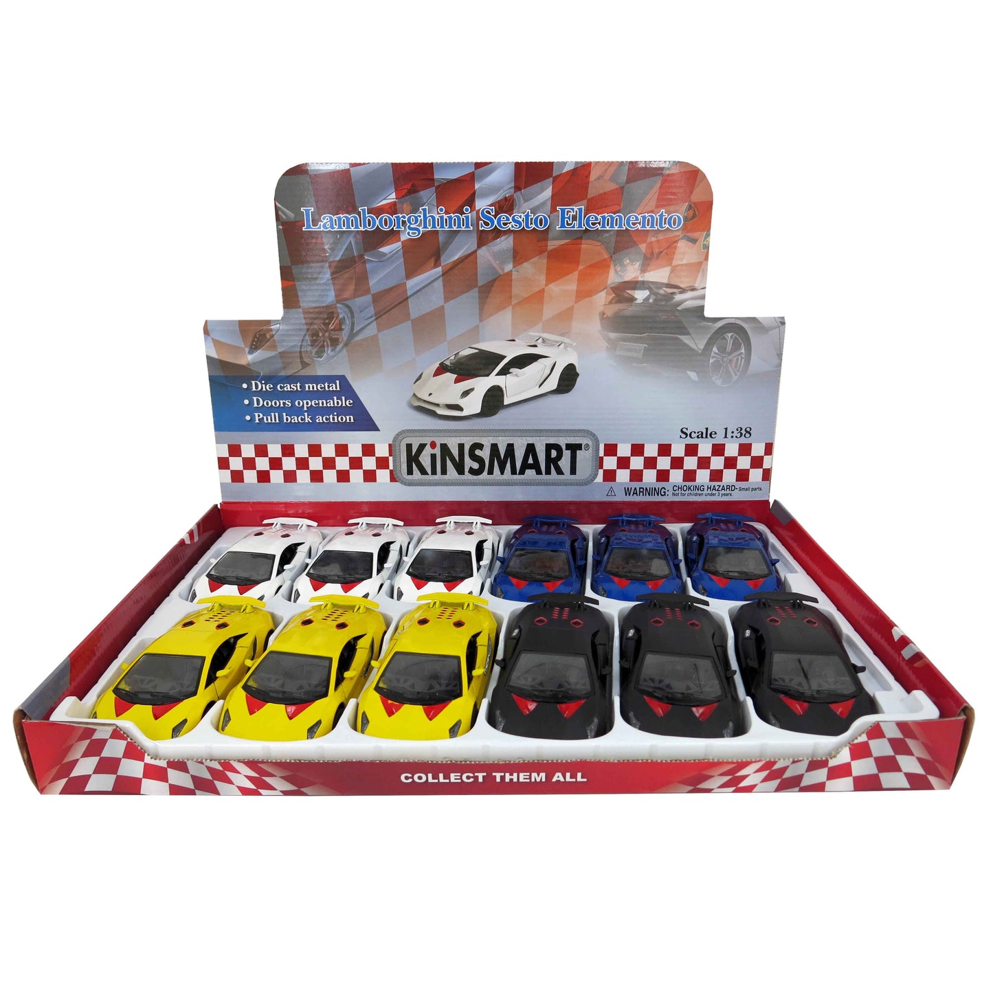 Bil lamborghini pb 12cm 1:38