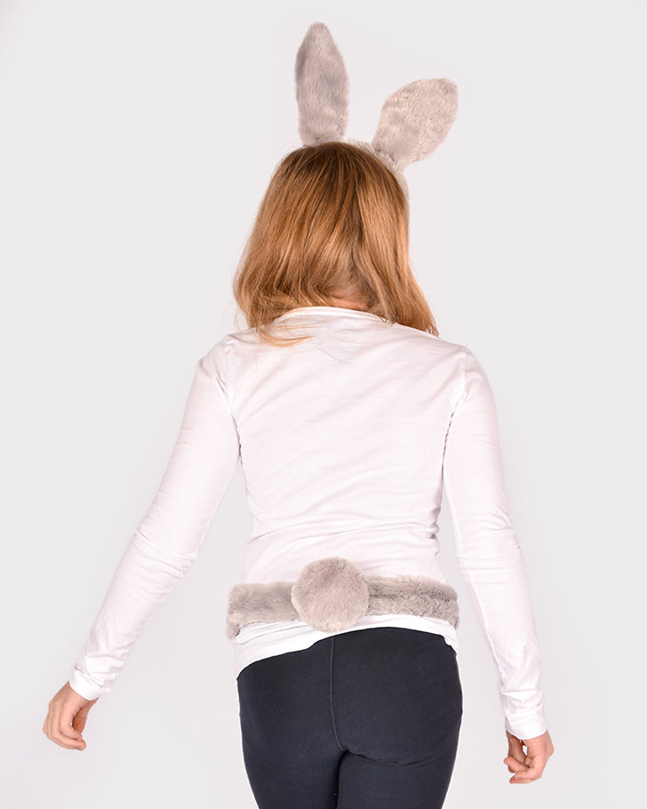 Kaninöron och svans 2 delar one size