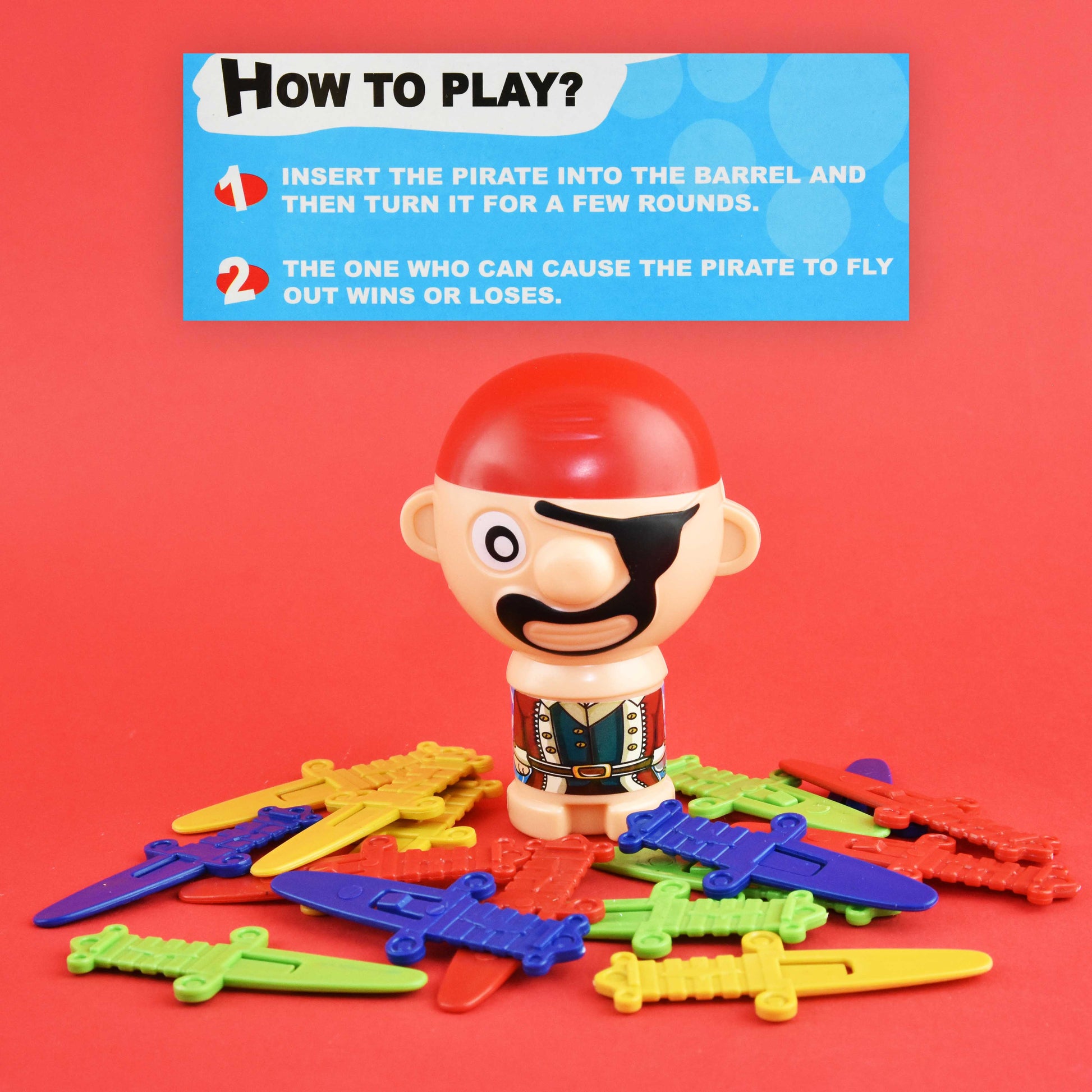 Spel tunna pirat 18cm