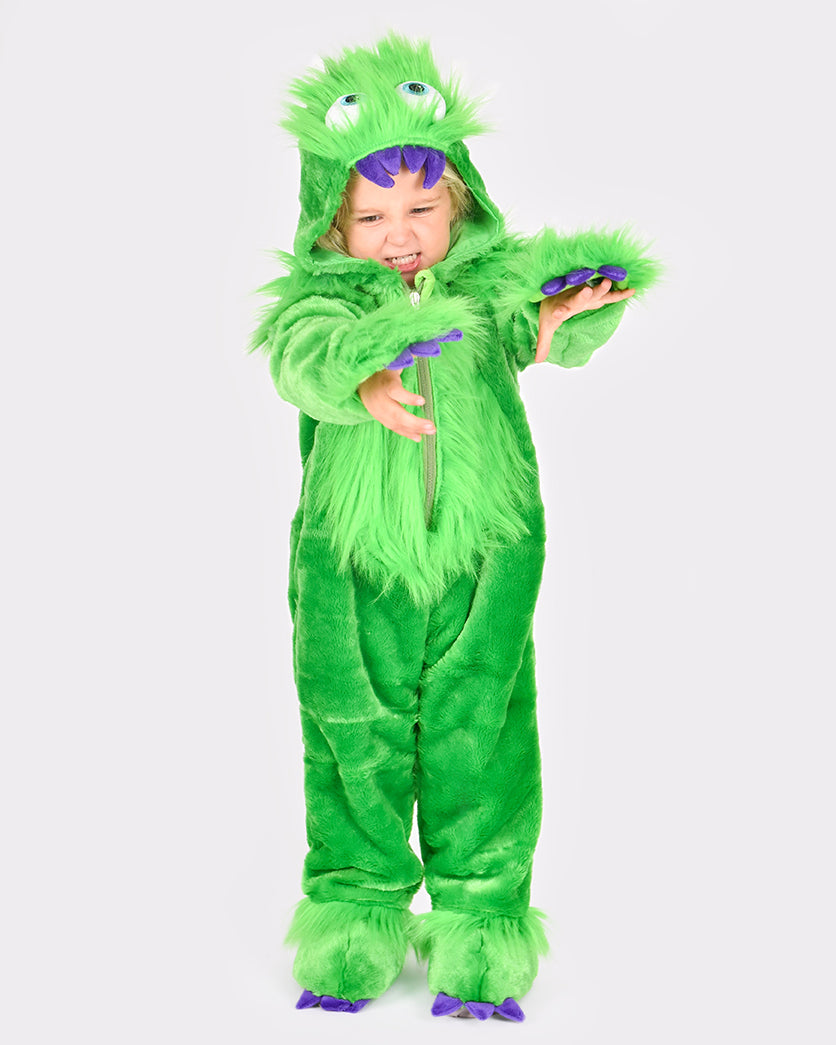Overall grön monster 110 cl 4-5 år