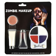 Halloween Ansiktsmålning Set – 5 delar, 3-8 cm, Zombie & Skräck Makeup