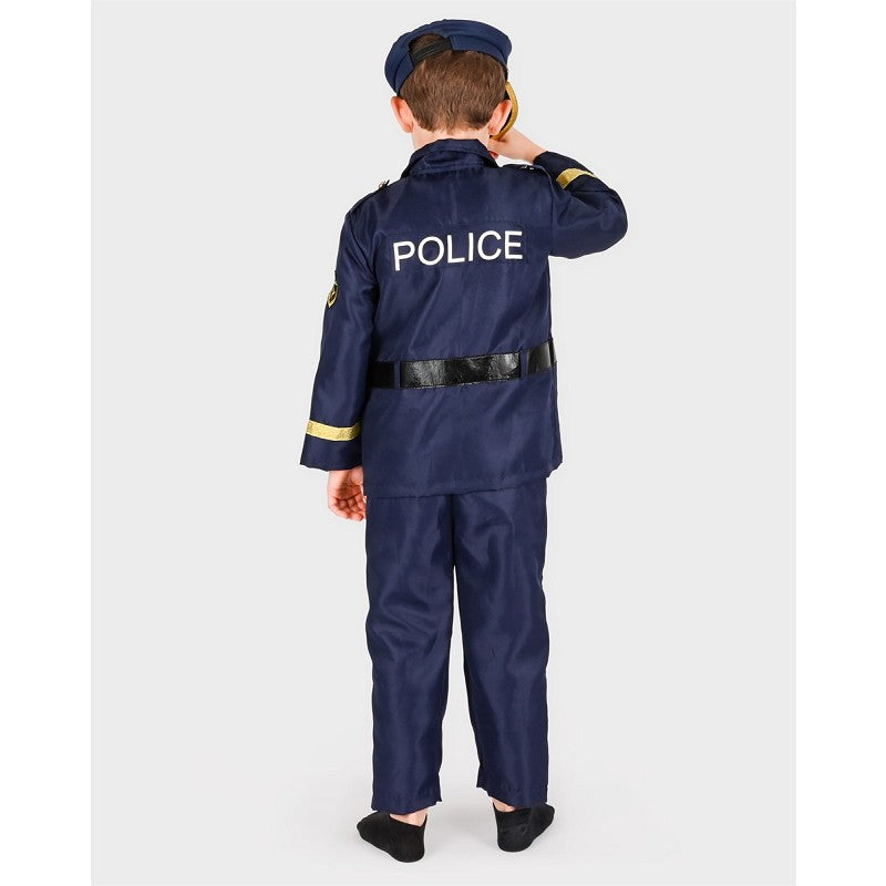 Polismän 110-116 cl 4-6 år 3 delar
