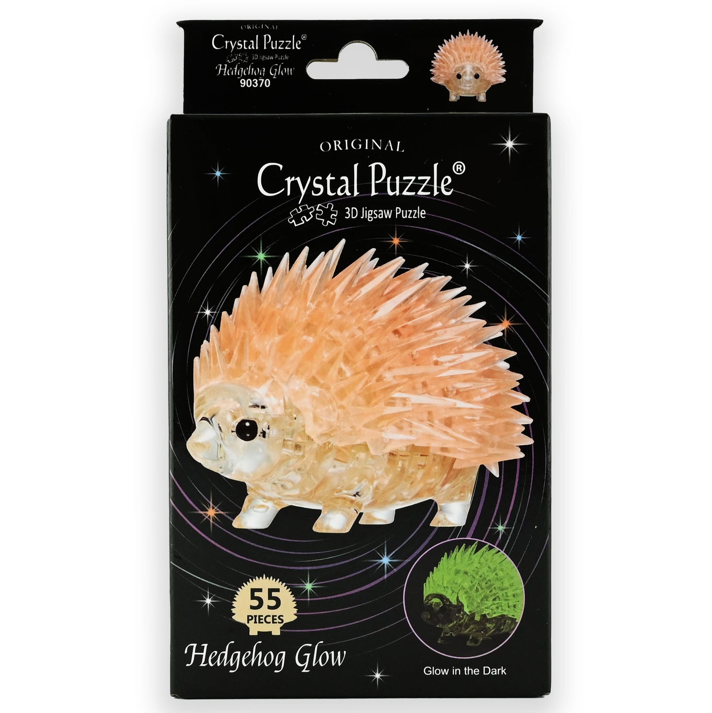Crystal puzzle igelkott lyser i mörker