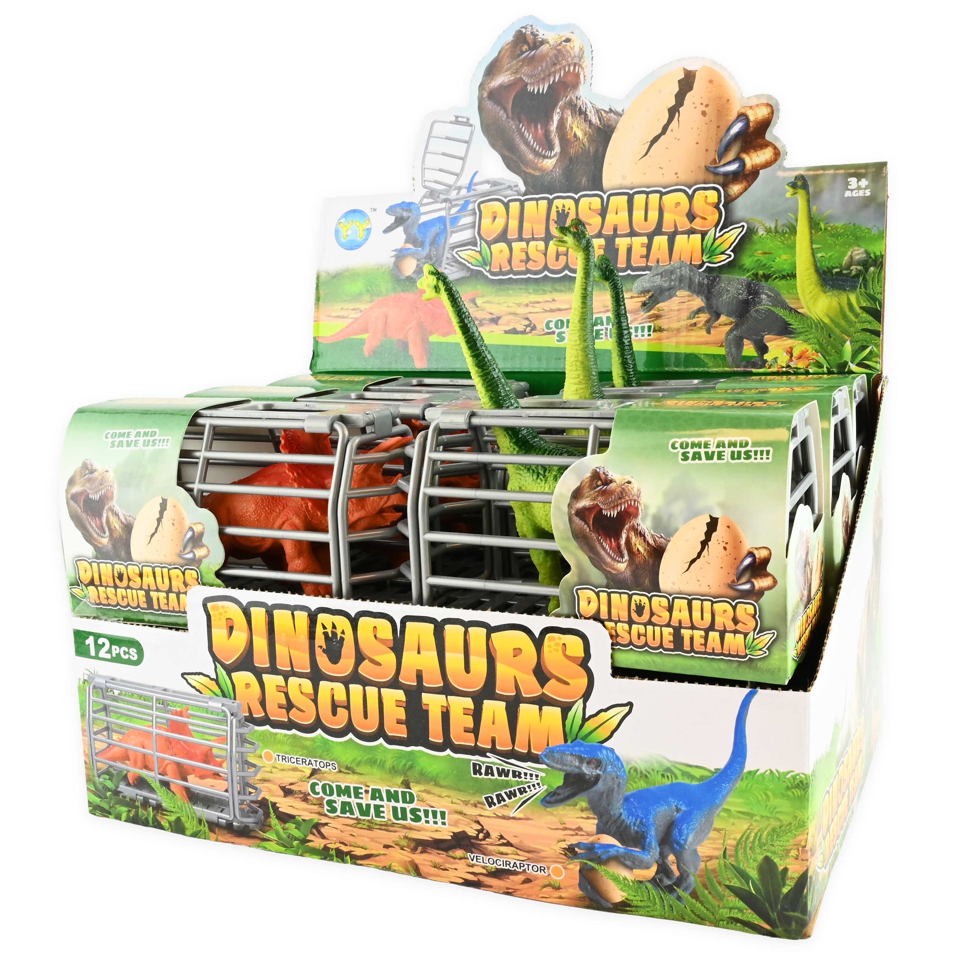 Dinosaurier räddningsteam 14cm