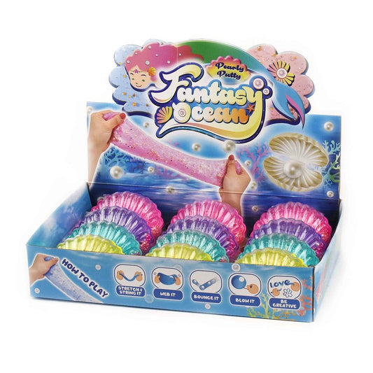 PUTTY SHELL w PEARLS 85g 10cm