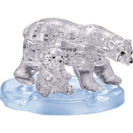 3D Crystal Puzzle Pussel isbjörnsfamilj 40bitar