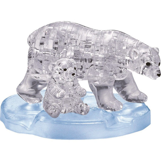 3D Crystal Puzzle Pussel isbjörnsfamilj 40bitar