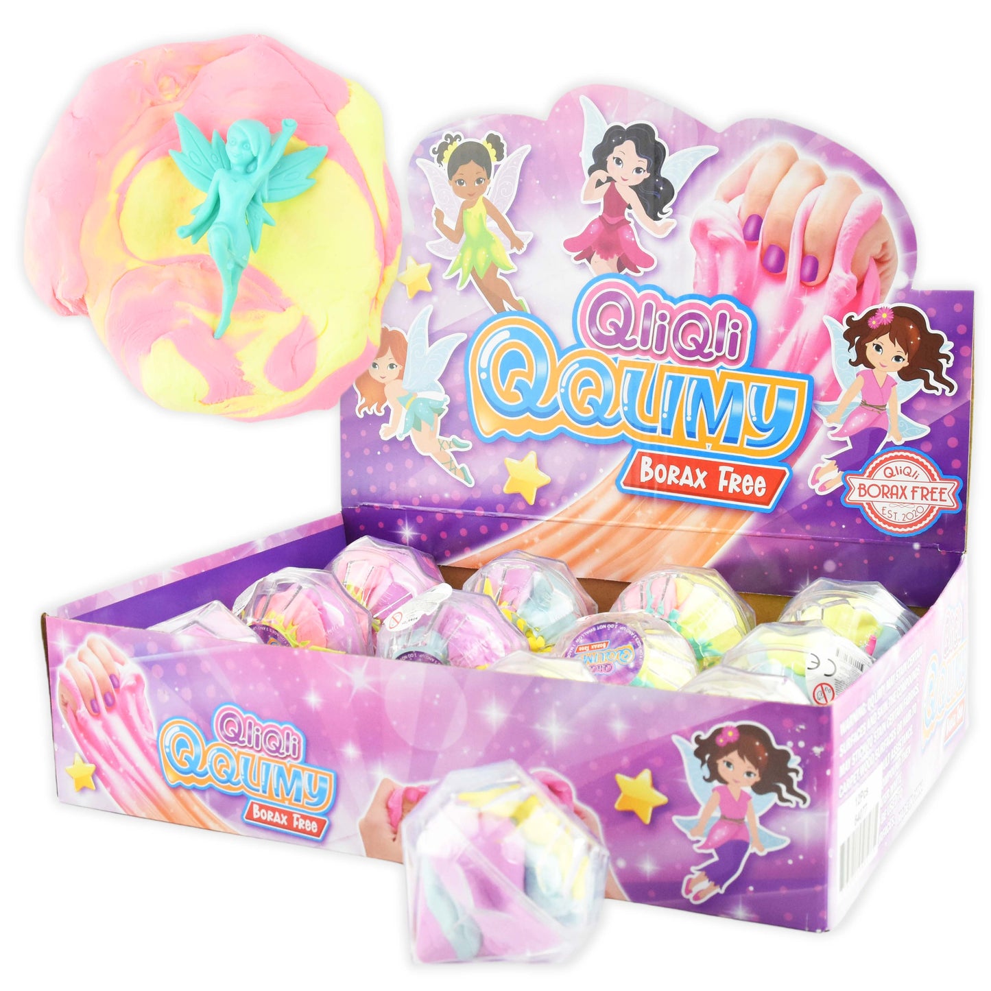Kladdiga fluffiga feer 30g 7,5cm
