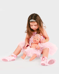 Ballerinakit med docka matchande set 98-104 cl 2-4 år