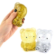 Kläm björn glitter 8cm