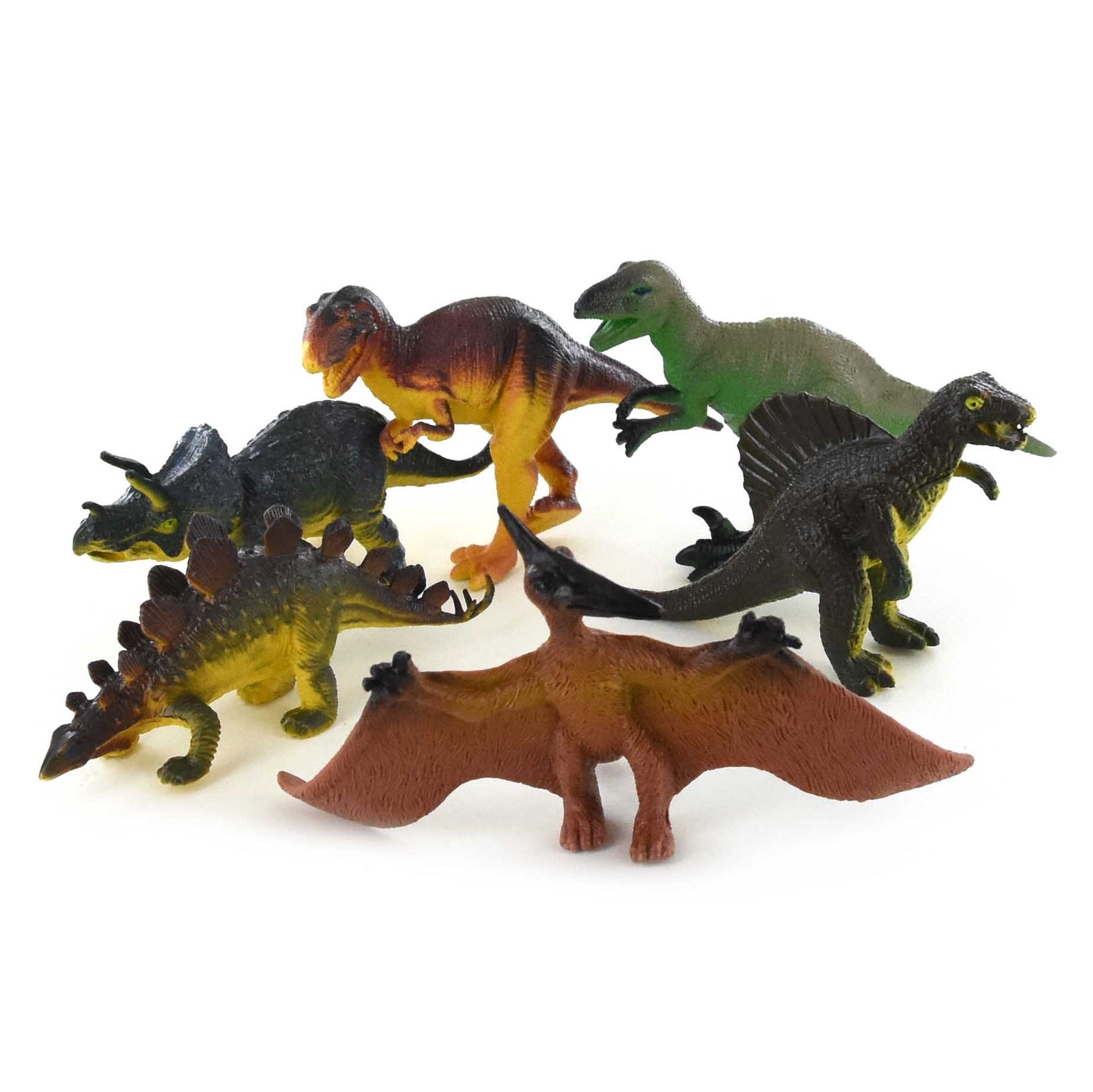 Dinosaurieväska 6 st 10cm