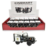 Bil jeep polis (1971) pb 12,5cm