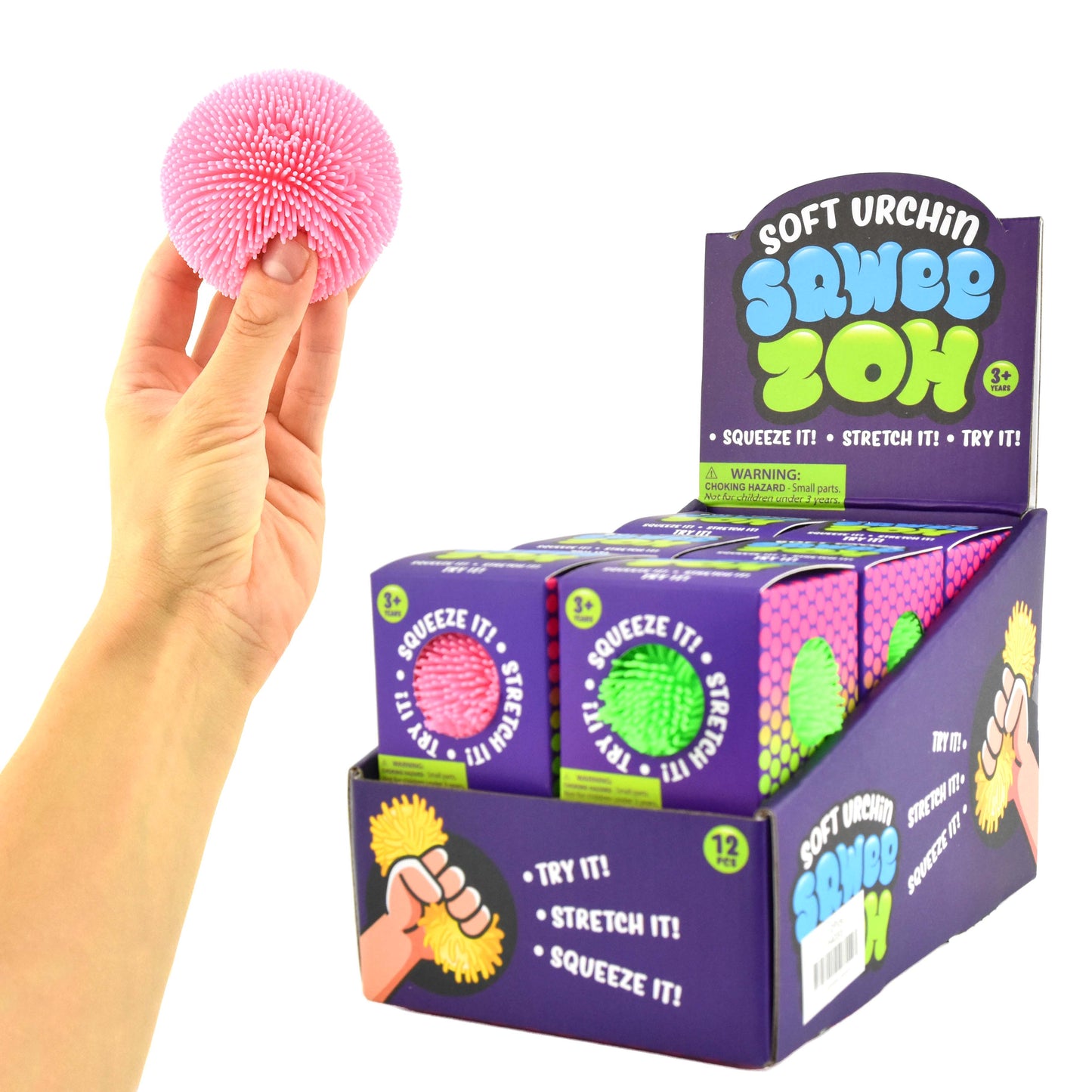 Kläm boll mjuk sjöborre 7cm