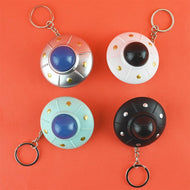 Nyckelring ufo med ficklampa 6cm