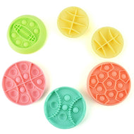 Tryck pop bubblpusselboll 6st 10cm