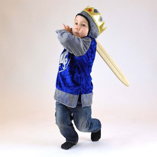 KNIGHT SHIRT W HOOD BLUE 110-116 CL 4-6 YEARS