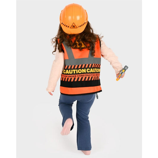 CONSTRUCTION WORKER VEST wHAT 110-116 CL 4-6 YEARS