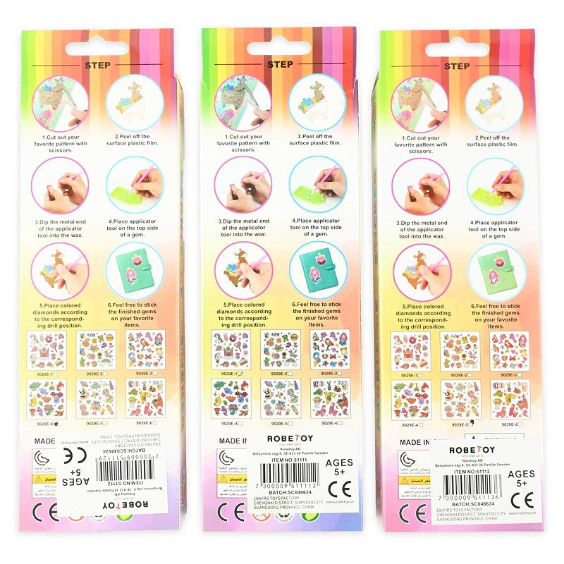 Pärlstickers rymd gör-det-själv 19cm