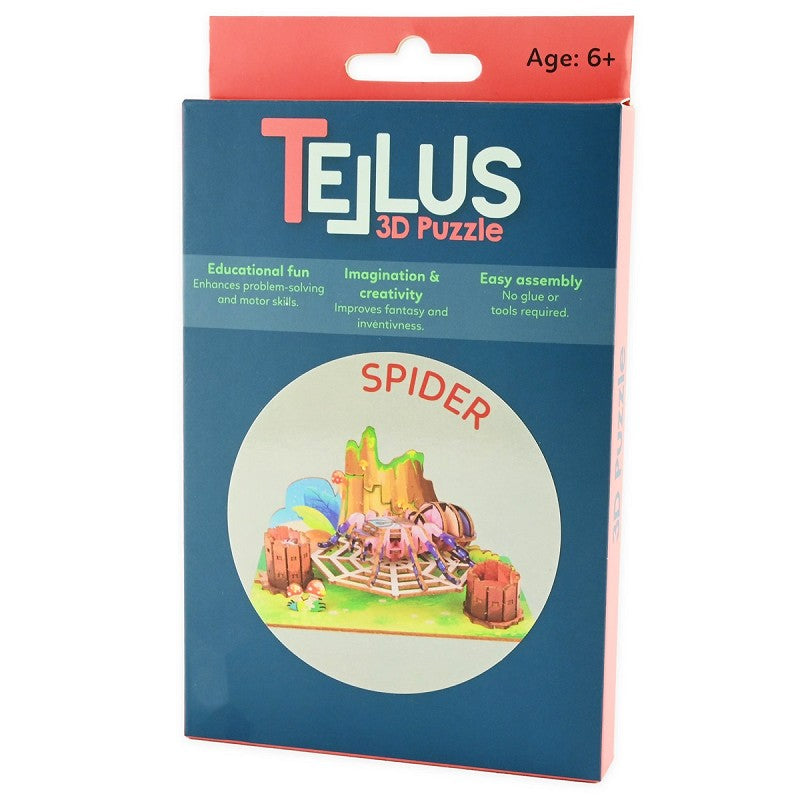 3D-postkortspussel spindel 17cm