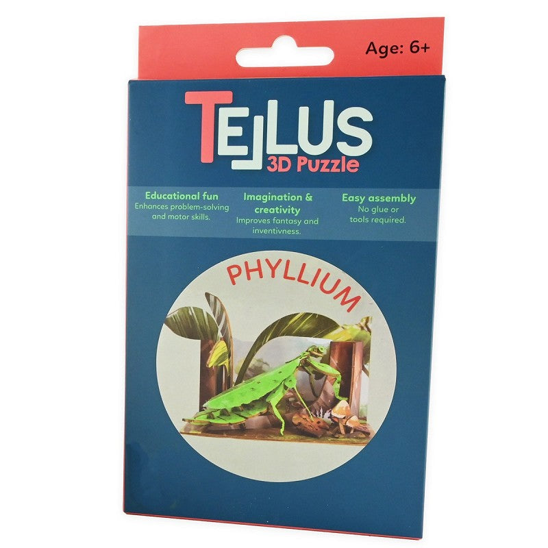 3D vykortspussel phyllium 17cm