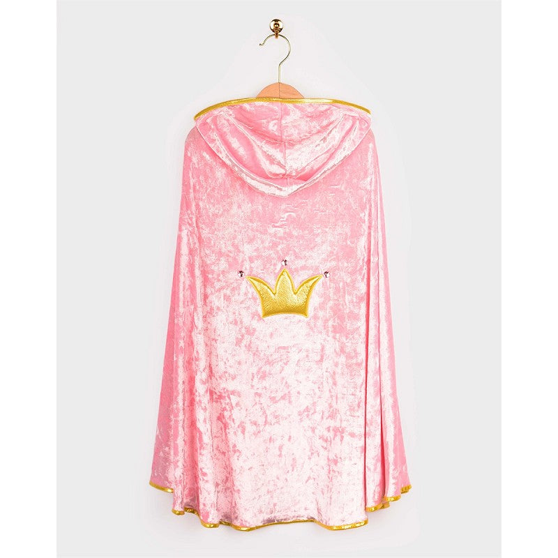 CAPE PINK W. GOLD CROWN 98-128 CL 3-8 YEARS