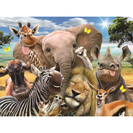 3D-pussel Afrika selfie 63 bitar 31x23cm