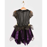 WITCH DRESS + HAT DELUXE 110-116 CL 4-6 YEARS