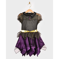 WITCH DRESS + HAT DELUXE 110-116 CL 4-6 YEARS