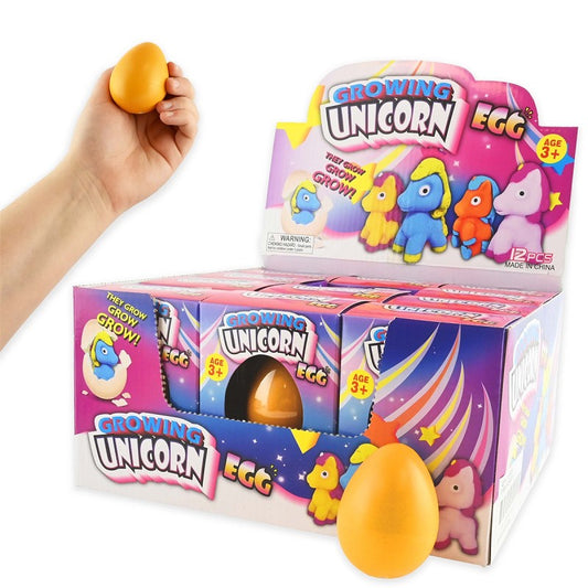 GROWING EGG UNICORN 6cm