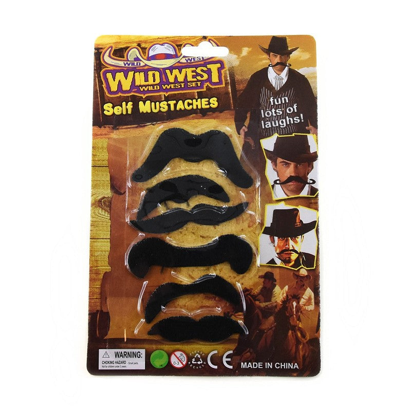 Mustaschset 6 st 7cm