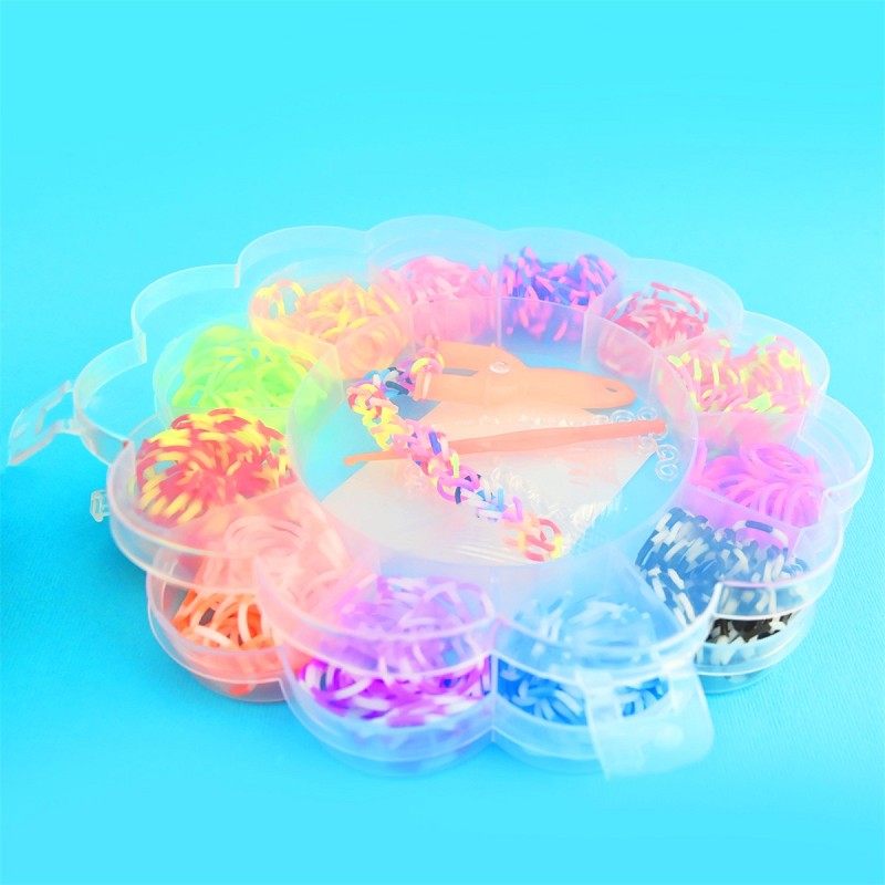 Loom bands med verktyg gör-det-själv 360pcs 15cm