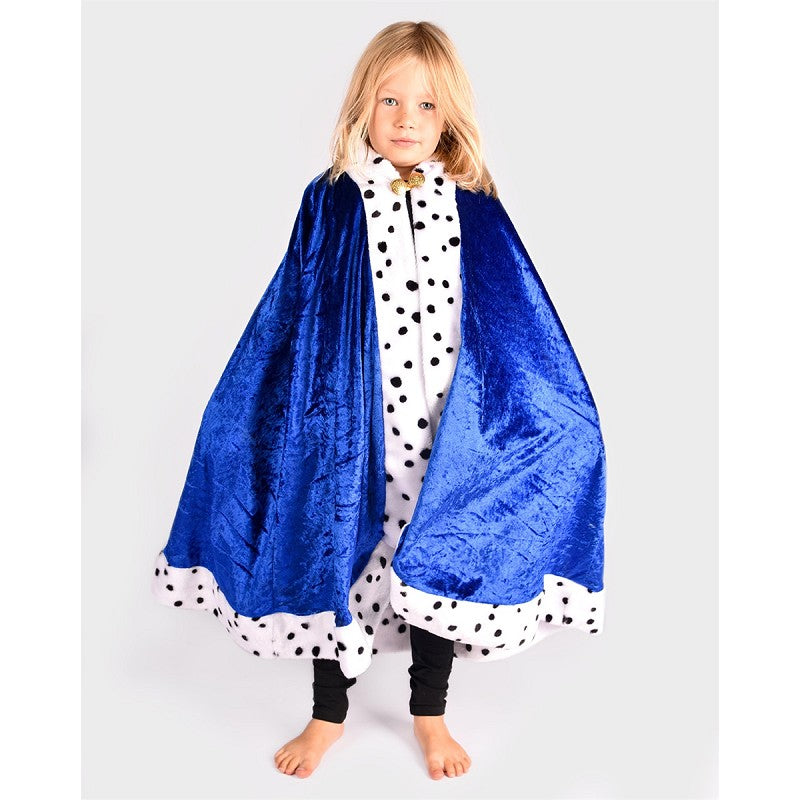 THE KING CAPE BLUE VELVET 4-8 YEARS 83cm