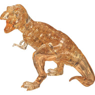 3D Crystal Puzzle Pussel T-rex brun 49 bitar