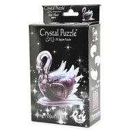 3D Crystal Puzzle Pussel svart svan 44 bitar